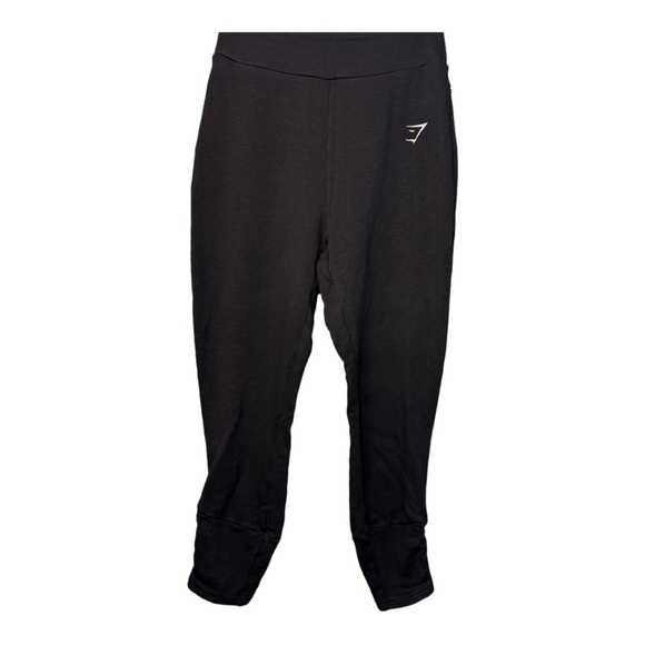 Gymshark joggers‎ Women's XXS Pants crest  black sweatpants - Picture 1 of 3